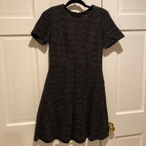 Ann Taylor black and white, fit & flare dress, size 4